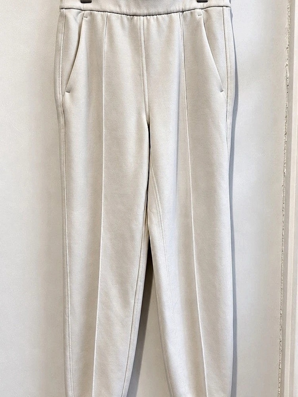 lululemon Smooth Spacer Pintuck Pant Joggers White Small